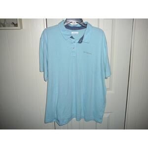 Columbia Mens 3 Button Polo Shirt XXL